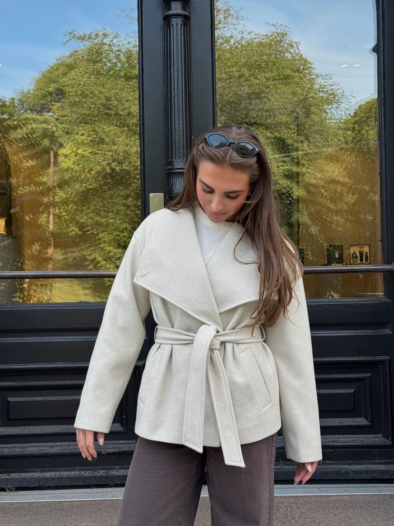 VMVINCESELMIA Jacket - Oatmeal